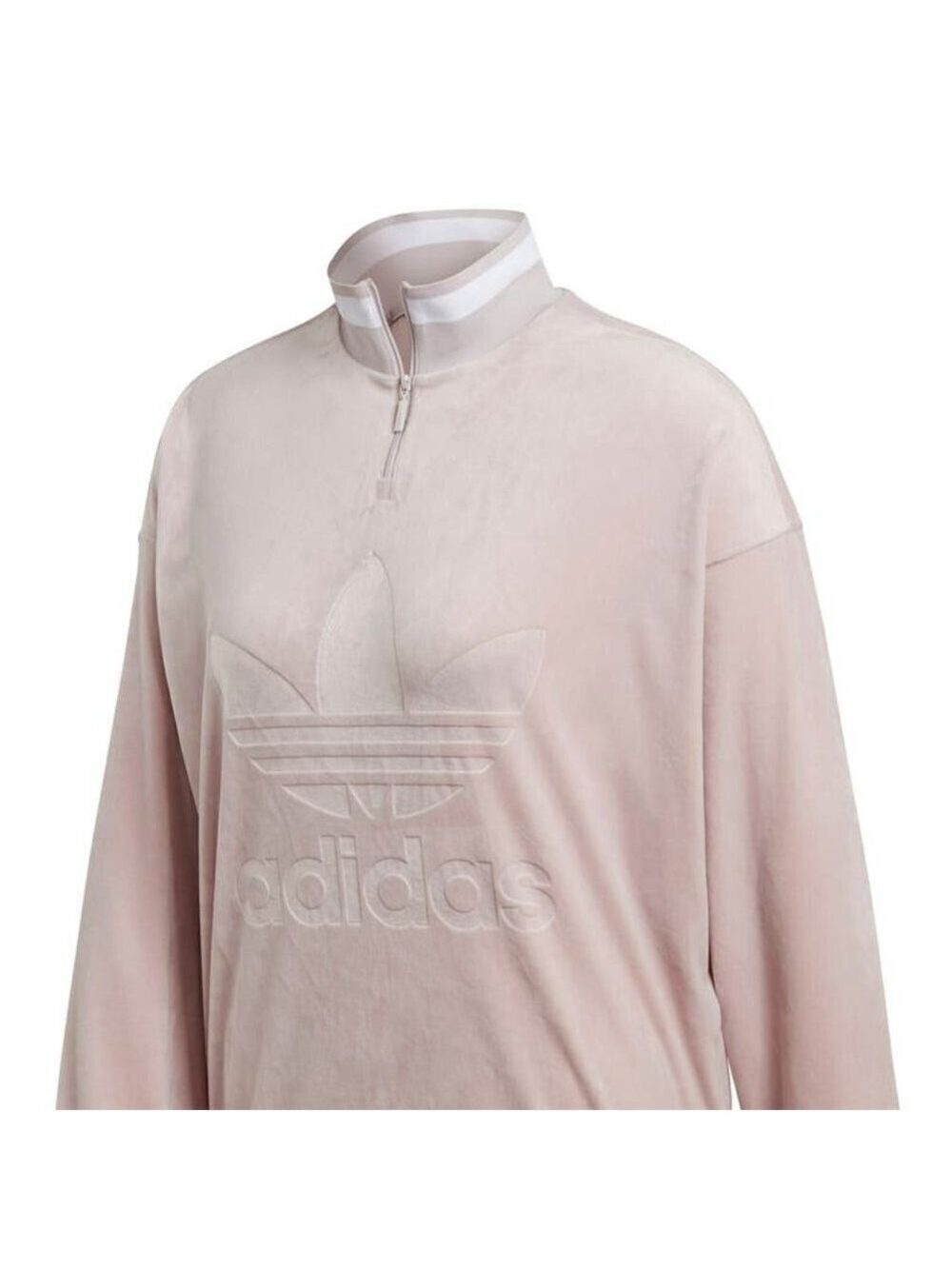ADIDAS Original BNWOT Ice Purple Velvour Xsmall Pullover Quarter Zip
